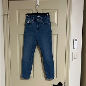 Good American Blue Ankle Jeans CE015